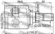ШРУС NISSAN NV (Y10) / NISSAN SUNNY (N14) / NISSAN 100NX (B13) 1985-2014 г. - изображение 1