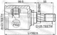 ШРУС NISSAN NV (Y10) / NISSAN SUNNY (N14) / NISSAN 100NX (B13) 1985-2014 г. - изображение 4