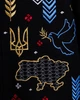 Сорочка дитяча з вишивкою чорна XRMaster Символ, вишиванка для хлопчика чорна на зріст 152 см - зображення 3