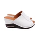Шльопанці жіночі Kesim білі натуральна шкіра 274-26LSHC 41 - зображення 1