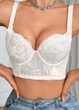 Женский формованный бюстгальтер на косточках с кружевом Elegance Comfort (2021-75C-03) Белый 75C No Brand (75C) - изображение 1