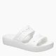 Жіночі шльопанці для пляжу Crocs Baya Platform Sandal White Білі 208188-100 W7/37-38/23.8см - зображення 2