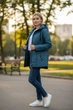 Куртка жіноча демісезонна 54 Зелена 202652 - изображение 2