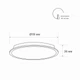Світильник точковий врізний GUTA LED 09R 9W 4500K D119мм LIGHT SET білий - зображення 6