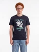 Футболка хлопковая длинная мужская Puma Graphics 69349416 S New Navy с принтом (4069161715716) - изображение 1