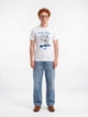Футболка хлопковая длинная мужская Puma Graphics 69349402 XL White с принтом (4069161678097) - изображение 3
