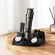 Машинка для стрижки Hoco HP26 600 mAh. IPX6. Multi-function electric clipper grooming set Metal Gray - зображення 9