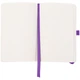 Книга записна Axent Partner Soft Skin 8616-11-A, 125*195 мм, 96 аркушів, клітинка, фіолетова - изображение 5