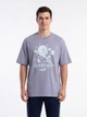 Футболка хлопковая длинная мужская Puma Graphics 69178165 XL Gray Sky с принтом (4069161736483) - изображение 1