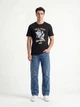 Футболка хлопковая длинная мужская Puma Graphics 69349401 M Black с принтом (4069161658549) - изображение 3