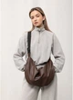 Жіноча сумка Sambag HOBO Comfy шоколадна 50x28x5 см екошкіра міська Sambag 55178 - зображення 9