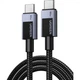 Дата кабель USB-C to USB-C 3.0m PD60W 3A braided L524 gray Ugreen (55776) UGREEN 55776 1040373 - зображення 1