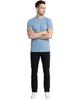 Футболка мужская базовая Lee Cooper Essentials 59841218.1 XXL голубая (1598412185104) - изображение 3