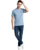 Футболка мужская базовая Lee Cooper Logo Essentials 59841218.2 L голубая (2598412184305) - изображение 2