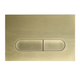 Панель змиву Koer KT-0608-12 240x160x10mm пластикова кнопка заокруглена (колір матове золото) (KR6126) - зображення 4