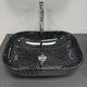 Умывальник (раковина) VBI RAVENNA SPACE BLACK GLOSSY накладной - изображение 4