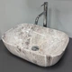 Умывальник (раковина) VBI RAVENNA STONE GLOSSY накладной - изображение 1