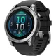 Смарт-годинник Garmin Fenix E 47mm AMOLED Stainless Steel with Black Silicone Band (010-03025-02/00) - изображение 2