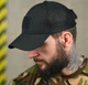 Тактична бейсболка кепка польова сіткова чорна - зображення 3