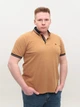 Поло чоловіче темно-бежеве короткий рукав 9612-7 2XL - зображення 1