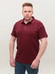 Поло мужское бордовое короткий рукав 9811-9 3XL - изображение 6