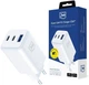 Ładowarka sieciowa 3MK Hyper Charger 65W GaN QC4+ White (5903108640107) - obraz 7
