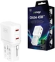 Ładowarka sieciowa 3MK incharge Globe 45W 2C PD QC4+ PPS SCP AFCUS/EU/AUS/UK White (5903108706322) - obraz 4