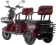 Електричний трицикл Corso «RAW» RW-756698 (1) + 1 ЯЩИК АКУМ, двигун 1200W, акумулятор 72V/28Ah графеновий, колеса 300-10, в коробці - Червоний - изображение 4