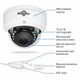 POE IP Камера Hiseeu HC725 5MP Купольная - изображение 2