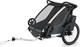 Коляска дитяча Thule Chariot Cross 2 Double (Dark Slate) 10201035 (TH 10201035) - зображення 1