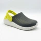 Дитячі крокси-сабо для хлопчика сірі Crocs Literide Kids Grey/Citrus (34/35, сірий) - изображение 1