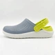 Дитячі крокси-сабо для хлопчика сірі Crocs Literide Kids Grey/Citrus (34/35, сірий) - изображение 4