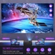Проектор Roconia Q6 Full HD 1080P WiFi 5G Bluetooth з екраном 100" - зображення 6