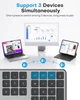 Комплект беспроводная клавиатура и мышь OMOTON для Mac, перезаряжаемый, QWERTZ, серый - изображение 8