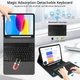 Чехол-клавиатура для планшета iPad 10.9" 10th Gen/11" 11th Gen черный, беспроводная Bluetooth, съемная QWERTZ - изображение 6