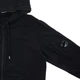 Свитшот C.P. Company Hooded Open Light Fleece, черный, XL - изображение 9