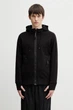 C.P. Company Hooded Open Sweatshirt Diagonal Raised Fleece - мужская кофта на молнии, черная, 3XL - изображение 1