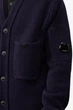 Кардиган C.P. Company Chenille Cotton Knit Cardigan , темно-фіолетовий (799/Nightshade Purple), XL - зображення 5