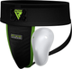 Защита паха RDX H1 Groin Guard support with Gel Cup (GGX-H1B) Black/Green M - изображение 1