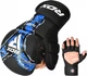 Рукавички для MMA RDX Grappling Gloves Shooter Aura F17 (GSR-F17BU) Black/Blue S - зображення 3