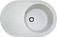 Кухонная мойка Adamant ELLIPSIS белая 765x495x200 мм, с крылом 76,5 см - изображение 1