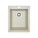 Кухонна мийка Adamant BOARD ivory 410x495x190 мм, без крила - зображення 1