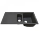 Кухонная мойка Adamant NEW LINE PLUS графит 975x495x235 мм, с крылом 97,5 см - изображение 2
