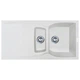Кухонная мойка Adamant NEW LINE PLUS белая 975x495x235 мм, с крылом 97,5 см - изображение 1