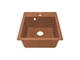 Кухонная мойка Adamant BRICK terra-cotta 460x515x200 мм, без крыла 46 см - изображение 2