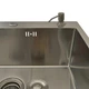 Мойка кухонная Mira 5045HS 3mm 500х450 с дозатором Сатин - изображение 11