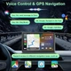 Беспроводной автомобильный экран CarPlay / Портативный автомобильный видеоплеер, совместимый с Apple CarPlay и Android Auto, 7-дюймовый сенсорный IPS-экран для автомобильной стереосистемы с GPS-навига - изображение 6