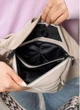 Жіноча поясна сумка бананка з натуральної замші SAMBAG Бежевий (546103821) - зображення 12