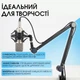 Стойка-пантограф для микрофона универсальная с вращением на 360 градусов NB-45 (00-0001397) - изображение 4
