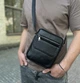 Барсетка-месенджер чоловіча шкіряна Tiding Bag IT-73302 17х21х5 чорна, через плече, для телефону (JDT-0849783) - зображення 6